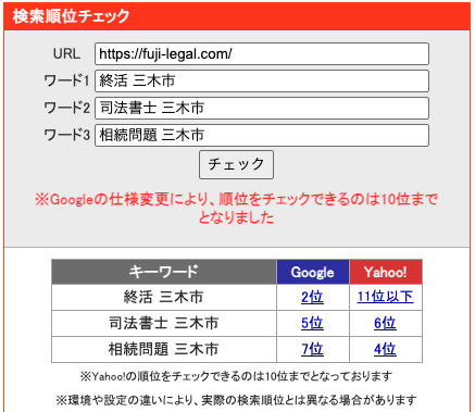 司法書士事務所のSEO対策でGoogle検索2位獲得|ふじわら司法書士事務所