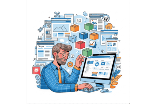 WordPress+Elementorを使用してオリジナルデザインで製作いたします
