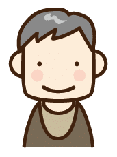 男性のイラストアイコン