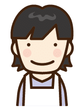 女性のイラストアイコン